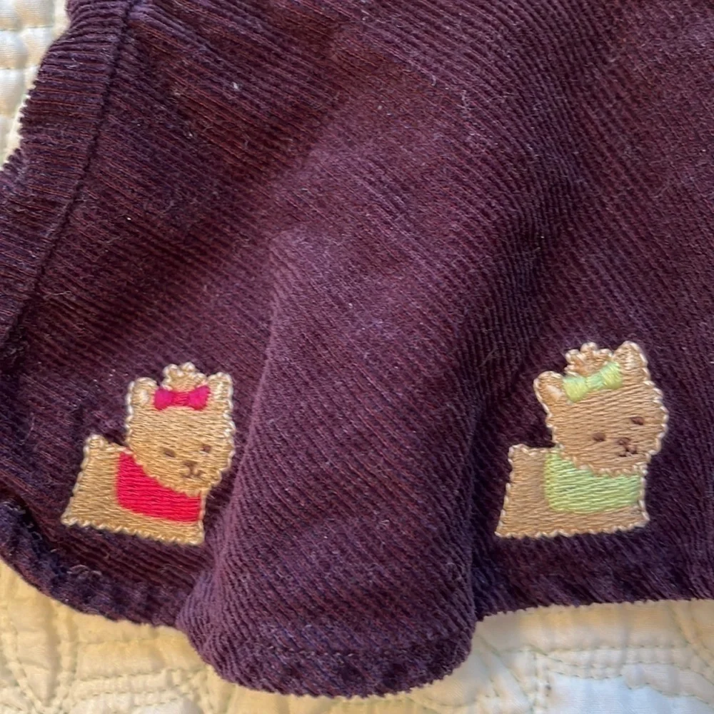Gymboree Toddler Girl’s purple corduroy skirt, size 12-18 months EUC